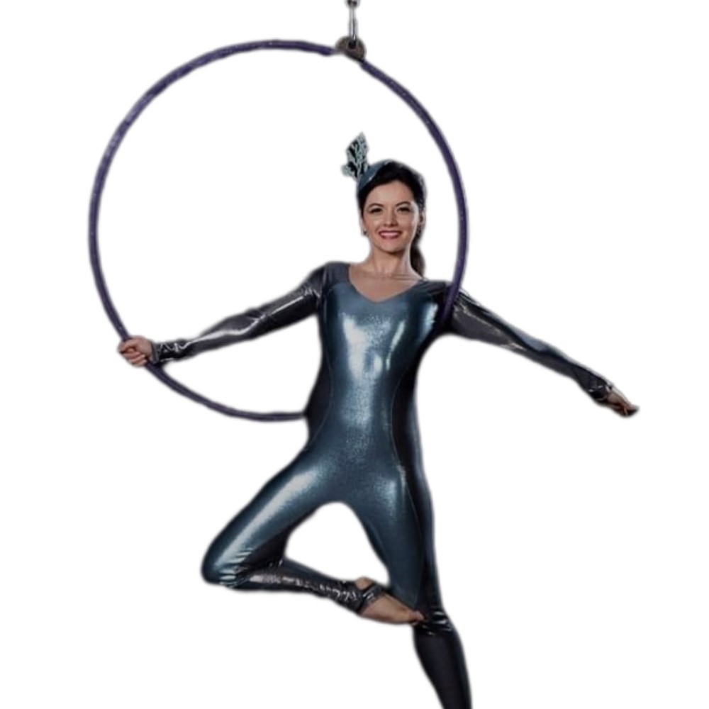 Metallic Slate Blue Women's Full-Body Jumpsuit